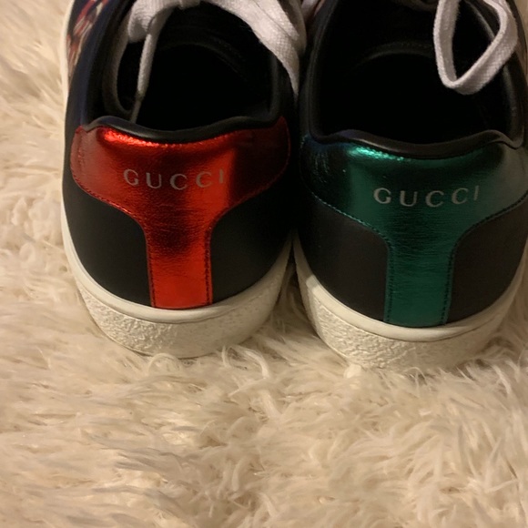 gucci ace kingsnake print sneaker